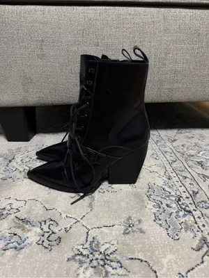 All Saints Bianca Bootie in Black Leather thumbnail 6