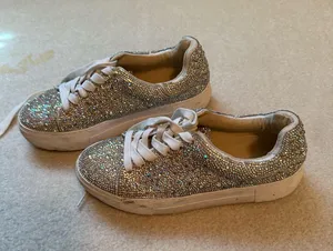 Betsey Johnson’s rhinestone sneakers thumbnail 2