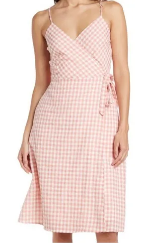 The Good Jane Gingham Wrap Dress Size XL thumbnail 1