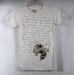 Pressbox Georgia Tech Yellow Jackets Burnout Graphic Tee Size Large thumbnail 1