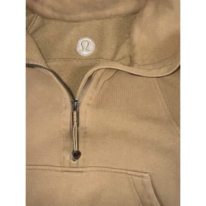 Lululemon Scuba Oversized Funnel-Neck Half Zip Filbert Tan Small thumbnail 5