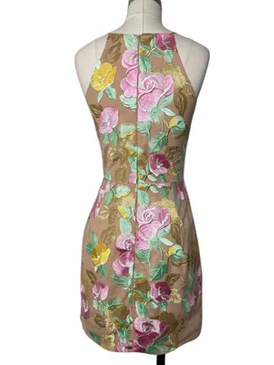 Dress The Population Lucy Embroidered Mini Dress thumbnail 4