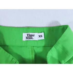 Y2K Tiger Mist Womens Preppy Mini Skirt XS Green Tennis Country Club Dopamine thumbnail 4