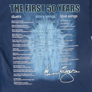 Gildan Kenny Rogers The First 50 Years Country Music Shirt thumbnail 6