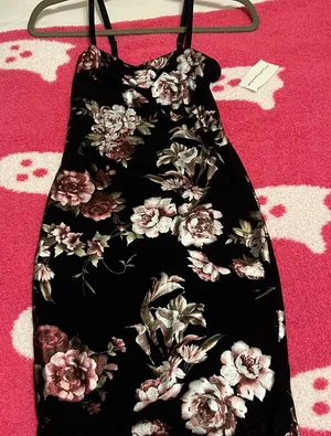 Floral Black Dress thumbnail 1