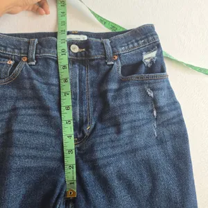 Abercrombie & Fitch‎ The 90s Straight Ultra High Rise Dark Wash Jeans Size 27/4R thumbnail 6
