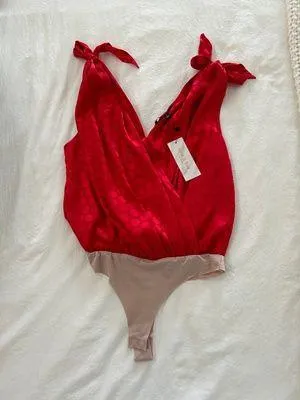 These Three Boutique Red Bodysuit thumbnail 3