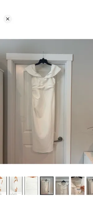 New Here Comes The Sun White Dress thumbnail 5