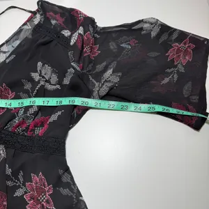Wild Pearl Dress Sz L‎ Whimsygoth Witchcore Eyeshadow Floral Dark Fairy thumbnail 6