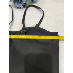 Black One Piece‎ Swimsuit Ruched Tummy Control Spaghetti Strap XL thumbnail 8