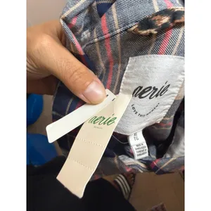 NWT Aerie Off Duty Plaid Flannel Shirt thumbnail 3