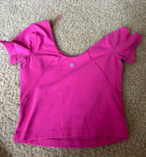 Lululemon Sonic Pink Shirt  thumbnail 1