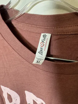 Cute faith-inspired long sleeve tee – cozy everyday top thumbnail 2