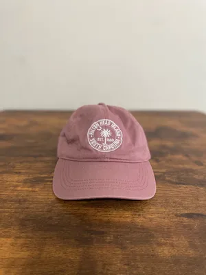 Luxe Men's Maroon Baseball Cap with White Embroidered Hilton Head Island Patch thumbnail 2