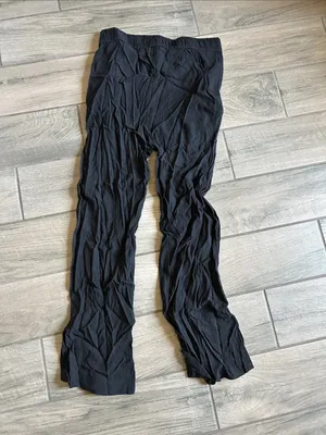 H&M Black Women's Straight Leg Lounge Pants thumbnail 4