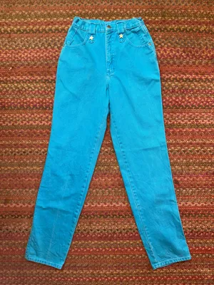 Vtg Roper Blue Star Concho High Rise Western Jeans thumbnail 1