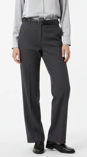 Brooks Brothers Gray Straight Leg Trouser Pants 6 thumbnail 1
