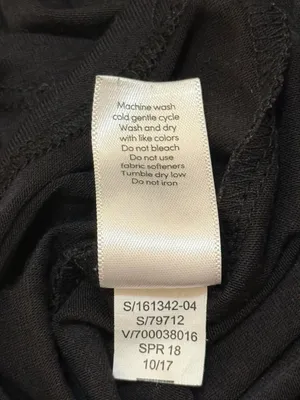 Athleta Essence Tie Back Tank in black women’s size XS thumbnail 9
