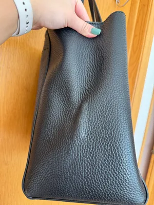 Tory Burch Black Leather Tote Bag thumbnail 9