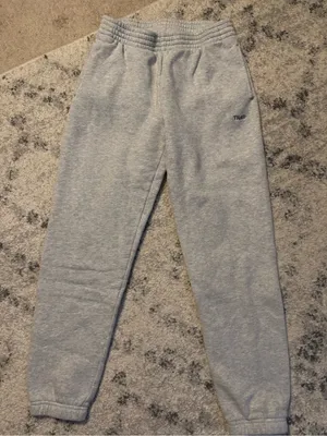 Aritzia TNA Sweatfleece Cozy Fleece Perfect Fit Sweatpants Ivory Gray XXS thumbnail 1