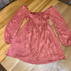 Le Lis Collection Terracotta Pink Satin Tie Front Cutout Mini Dress KD5271 Small thumbnail 4