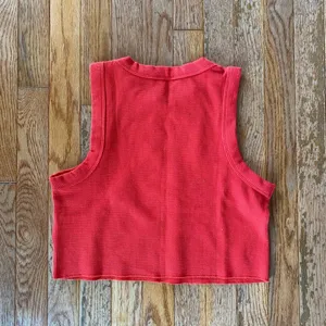 Red orange yellow white high neck Cotton:On Tank top thumbnail 8