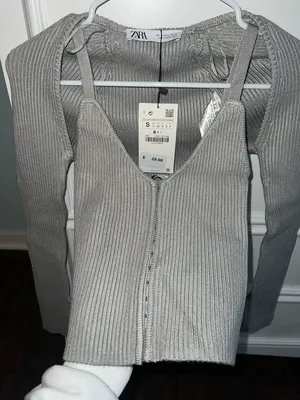 ZARA Two Piece Top Set thumbnail 4