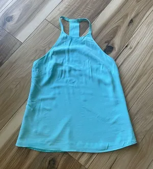 Annie Griffin Sky Blue Women's 100% Silk Tank Top with Polyester Lining Size XS thumbnail 1
