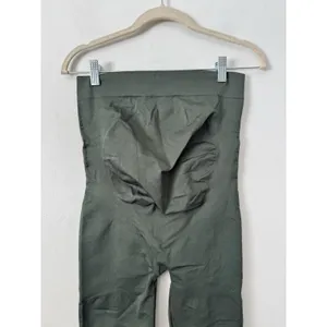 Blanqi Maternity Leggings Large Forest Green Over The Belly Everyday Supportive thumbnail 3