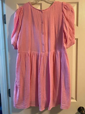 Impressions Boutique Puff Sleeve Dress thumbnail 2