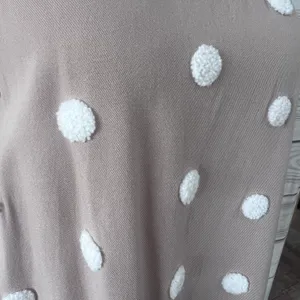 E&M Tan & White Textured Dot Relaxed Fit Tank Top thumbnail 3