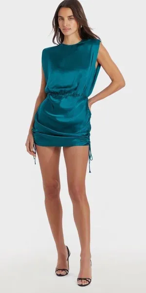 Amanda Uprichard Clifton Silk Mini Dress thumbnail 1