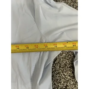 Zara blue button-up poplin long sleeve shirt L thumbnail 6