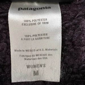Patagonia Synchilla Fleece Jacket Full‎ Zip Soft Plush Purple Womens Medium thumbnail 4