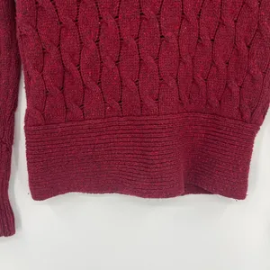 Eddie Bauer Cable Knit Angora Cardigan Womens Sweater Sz SP Fisherman Preppy thumbnail 8