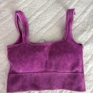 Zenana Women's Purple and Pink Crop-top thumbnail 2
