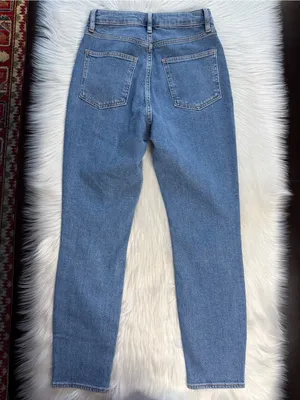 Denim Forum Aritzia High Rise Yoko Slim Jeans thumbnail 7