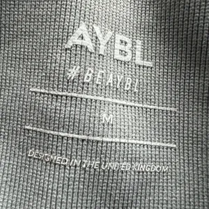 AYBL Leggings Womens Medium Scrunch Bottom Leopard Print Gray thumbnail 3