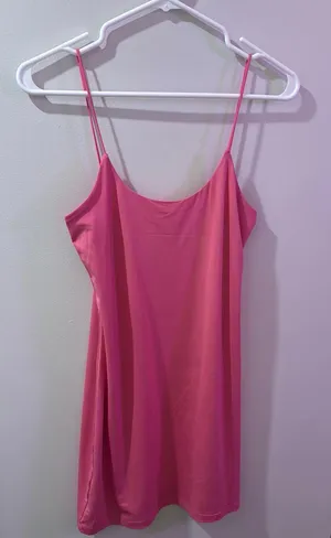 Hot Pink Mini Dress Size M thumbnail 1