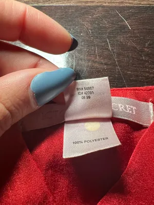 Vintage 90s Victoria’s Secret Red Slip Dress Size XS thumbnail 4