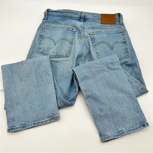 Levi's Blue Wedgie Straight Leg High Rise Jeans Timeless Design-Size 26 thumbnail 6