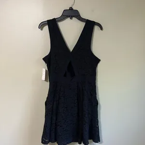 NWT free‎ people lovely in lace mini dress M thumbnail 3