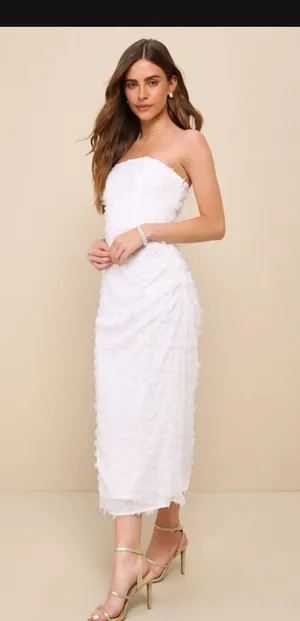White Lulus Dress thumbnail 4