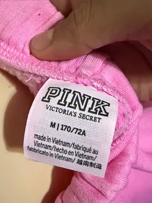 PINK Victoria's Secret Hot Pink Terry Drawstring Lounge Shorts thumbnail 4