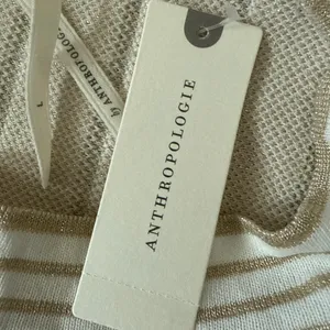Anthropologie Pleated Drop-Waist Knit Midi Dress Ivory Size Large thumbnail 9