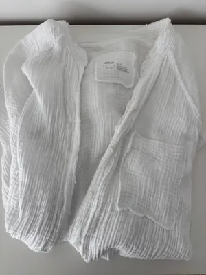 American Eagle Aerie linen button down top thumbnail 1