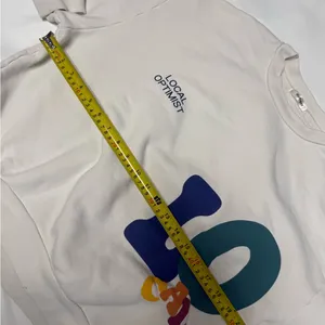 Madhappy White Multicolor Graphic Crewneck Sweater: Size XS thumbnail 8