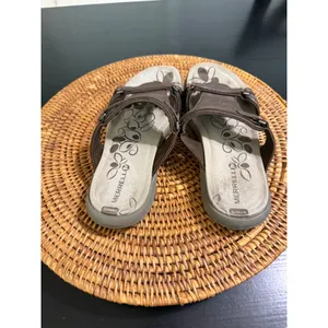 Merrell Bracken Brown Leather Slide Sandals Womens 7 J62322 Outdoor Comfort thumbnail 3