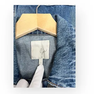 Joie Vintage-inspired Demanda Distressed Denim Jacket size small thumbnail 2