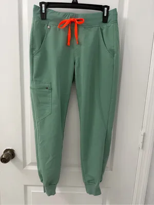 Figs Women's Zamora Pants- Jade Muhima - Skinny Jogger Scrub Limited Edition thumbnail 5